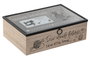 DKD Home Decor Costurero Maison MDF y Cristal Natural