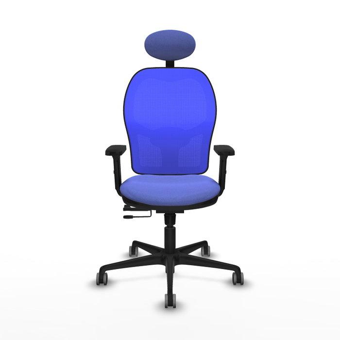 PIQUERAS Y CRESPO Silla de oficina Jorquera con mecanismo Sincro/Traslack Azul PIQUERAS Y CRESPO Silla de oficina Jorquera con mecanismo Sincro/Traslack Azul