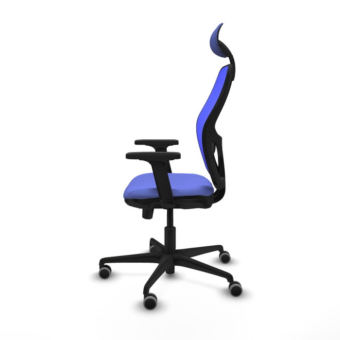 PIQUERAS Y CRESPO Silla de oficina Jorquera con mecanismo Sincro/Traslack Azul PIQUERAS Y CRESPO Silla de oficina Jorquera con mecanismo Sincro/Traslack Azul