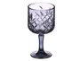 Vivalto Copa Troquelada 380 ml Vidrio Gris 9x17x9 cm Humo (Set de 24)
