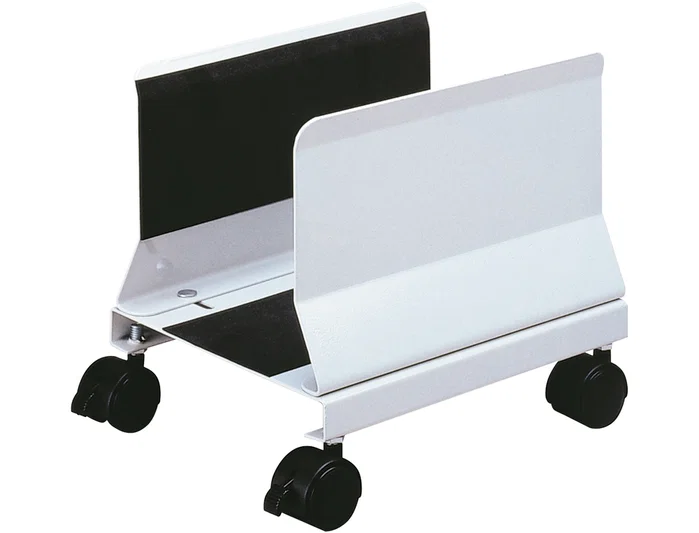 Q-connect Soporte para CPU metal regulable con ruedas Q-connect Soporte para CPU metal regulable con ruedas