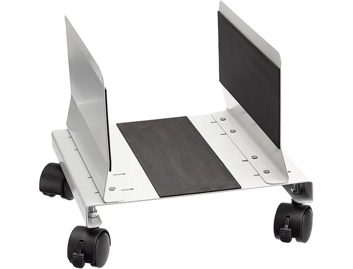 Q-connect Soporte para CPU metal regulable con ruedas Q-connect Soporte para CPU metal regulable con ruedas