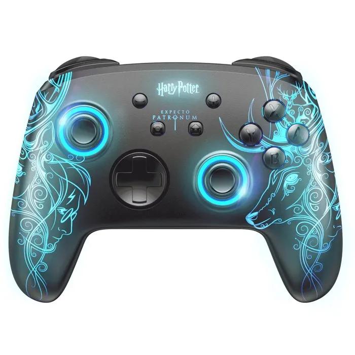 Freaks And Geeks Mando inalámbrico con Patronus Luna Harry Potter para Nintendo Switch 1 y 2 PC RGB Freaks And Geeks Mando inalámbrico con Patronus Luna Harry Potter para Nintendo Switch 1 y 2 PC RGB