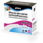 Plico Discos de cierre velcro autoadhesivo mini 10 mm blanco, caja de 400 unidades