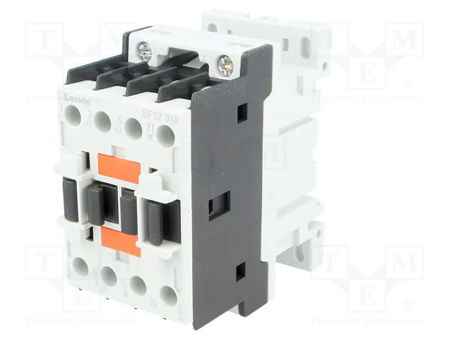 LOVATO ELECTRIC Contactor BF 3-polar 12A 230VAC