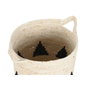 DKD Home Decor Set de 3 Cestas de Seagrass 33x33x40 cm Surtido