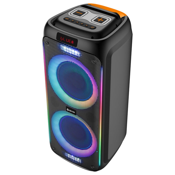 Denver TSP-456 Altavoz para fiestas Bluetooth 5.0, 60 W RMS, Negro