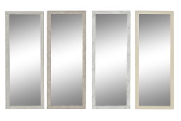 DKD Home Decor Espejo Soft Tropic 36x2x95,5 cm Pack de 4