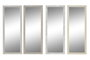 DKD Home Decor Espejo Soft Tropic 36x2x95,5 cm Pack de 4