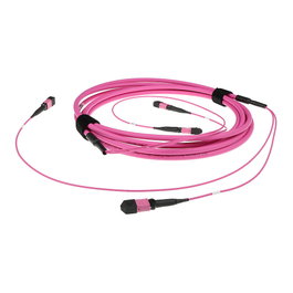 ACT Cable de fibra óptica troncal Multimode 50/125 OM4(OM3) 100m con MTP/MPO hembra Polarity A