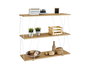 Inde Estanteria 3 Niveles Metal-Madera White 80x30x71.2 cm (2 Unidades)