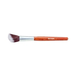 ECOAPPLY Brocha Colorete Pincel de Maquillaje Vegano de Alta Precisión con Mango de Madera FSC y Cerdas Sintéticas