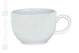 Villeroy & Boch Taza de té Easy Bl con asa - 18 cm, porcelana (Set de 12)