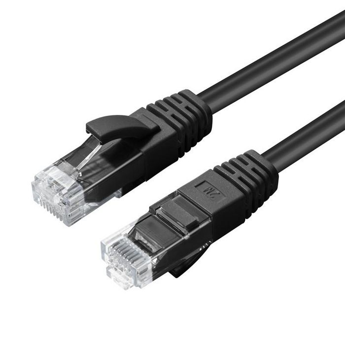 MicroConnect Cable de Red CAT6a UTP 2.0m Negro MicroConnect Cable de Red CAT6a UTP 2.0m Negro