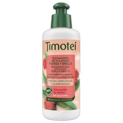 Timotei Acondicionador Fortalecedor Fuerza y Brillo con Aceite de Ricino y Coco