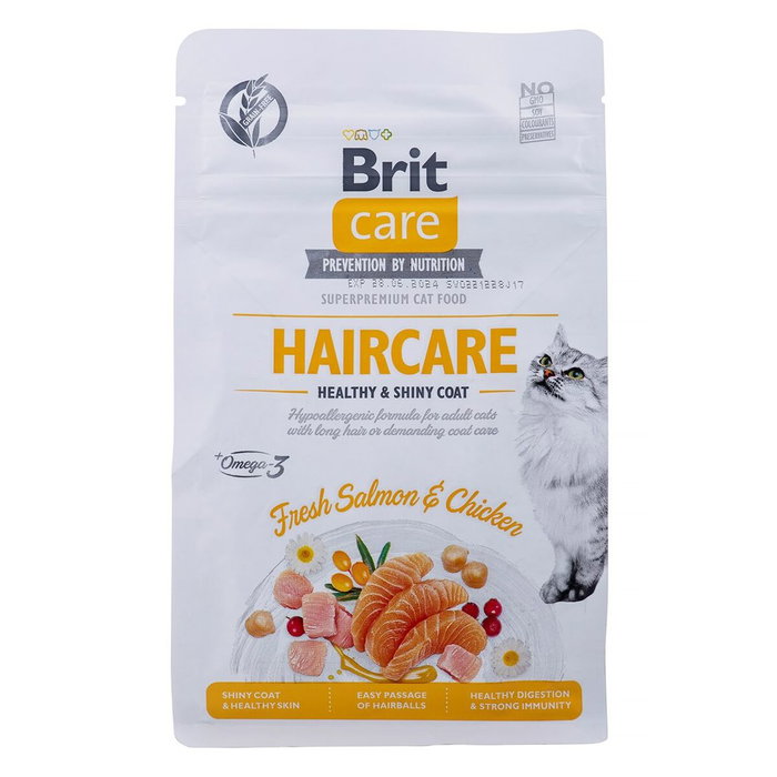 Brit Care Grain Free Haircare Gato Adulto 400g