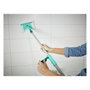 Leifheit Flexipad Cabezal de Fregona para Azulejos, Bañeras y Cabinas de Ducha, Turquesa y Blanco