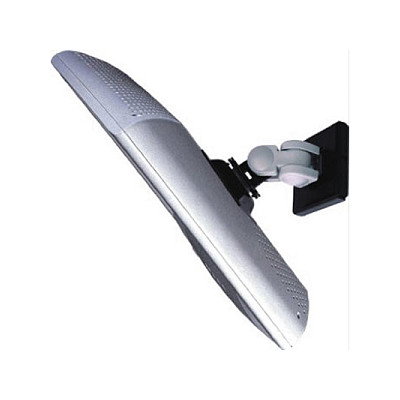 ROLINE 17.03.1125 Soporte LCD de Pared de 2 Brazos, para 1 Pantalla Hasta 6 kg, Montaje VESA 75x75 mm, Color Gris