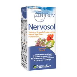 Zentrum Nervosol Complemento Alimenticio 50 ml con Vitaminas y Minerales para el Sistema Nervioso