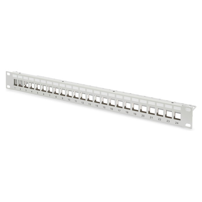 Digitus Panel de Conexiones Patch Panel 1U 24 Puertos Cat6A Keystone Modulo Geschirmt Gris DN-93615 Digitus Panel de Conexiones Patch Panel 1U 24 Puertos Cat6A Keystone Modulo Geschirmt Gris DN-93615