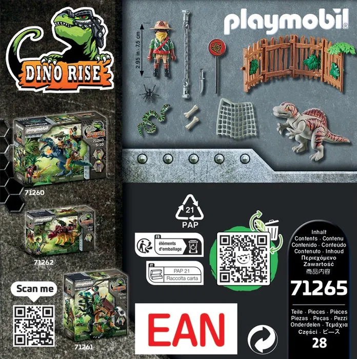 Playmobil 71265 Spinosaurus bebé Playmobil 71265 Spinosaurus bebé