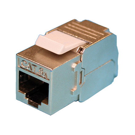 ROLINE Conector Keystone Kat.6A Clase EA blindado sin herramientas color plata ROLINE Conector Keystone Kat.6A Clase EA blindado sin herramientas color plata