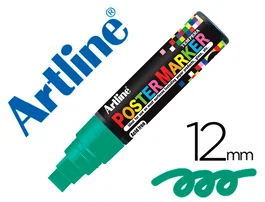Artline EPP-12 Rotulador para Carteleria Punta Redonda 12 mm Color Verde
