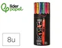 Liderpapel Rotuladores Acrylic Base Agua Punta Redonda 3mm, 8 Unidades