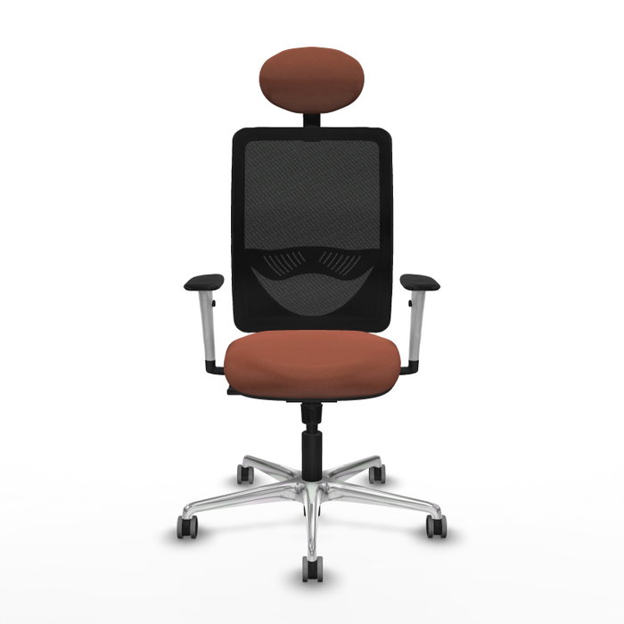 PIQUERAS Y CRESPO Silla de oficina Zulema con Mecanismo Sincro, Marrón y Negro PIQUERAS Y CRESPO Silla de oficina Zulema con Mecanismo Sincro, Marrón y Negro