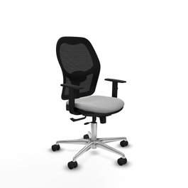 PIQUERAS Y CRESPO Silla de oficina Jorquera Gris claro y Negro