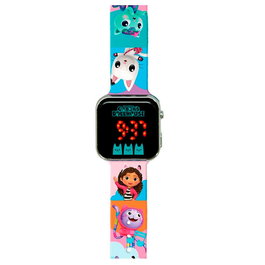 KIDS LICENSING Reloj LED La Casa de Muñecas de Gabby 18x7.5x3cm