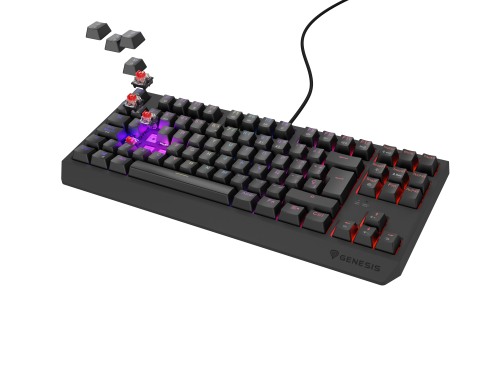 GENESIS Thor 230 TKL Teclado Mecánico Gaming RGB Español Negro GENESIS Thor 230 TKL Teclado Mecánico Gaming RGB Español Negro
