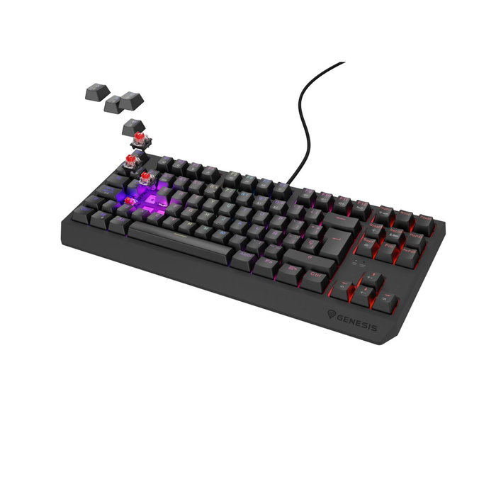 GENESIS Thor 230 TKL Teclado Mecánico Gaming RGB Español Negro GENESIS Thor 230 TKL Teclado Mecánico Gaming RGB Español Negro