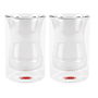 Oroley Tazas de doble pared Palermo, Vidrio Borosilicato, 200 ml, 2 uds