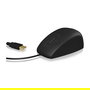 KeySonic KSM-5030M-B Ratón Ambidiestro Resistente al Agua IP68 USB con Cable 1.8m, 2 Botones Táctiles, Negro