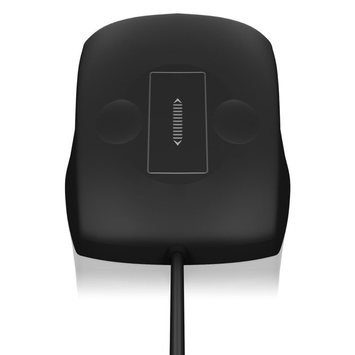 KeySonic KSM-5030M-B Ratón Ambidiestro USB Negro Resistente al Agua IP68