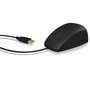 KeySonic KSM-5030M-B Ratón Ambidiestro USB Negro Resistente al Agua IP68
