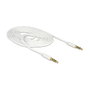DeLOCK Cable de audio 3,5 mm macho a macho 2 m blanco