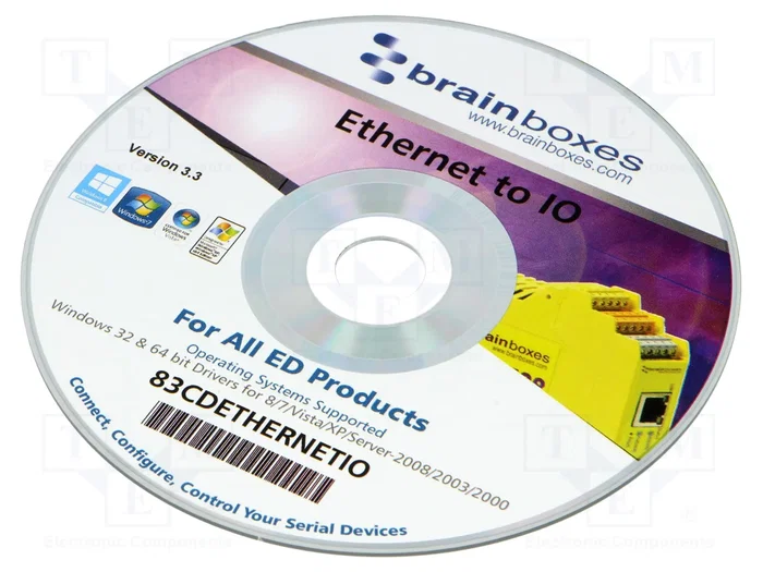 BRAINBOXES ED-527 Módulo de automatización puerta Modbus