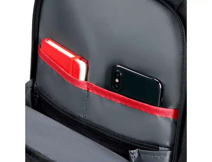 Samsonite Guardit 3.0 Mochila para Portátil de 15,6", Tirantes Ergonómicos, Panel Trasero Malla 3D, Negro