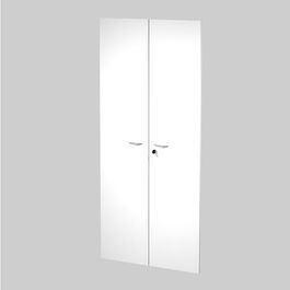 Artexport Puertas Para Estantería Alta Presto 18 mm Con Cerradura Blanco 80x175 cm