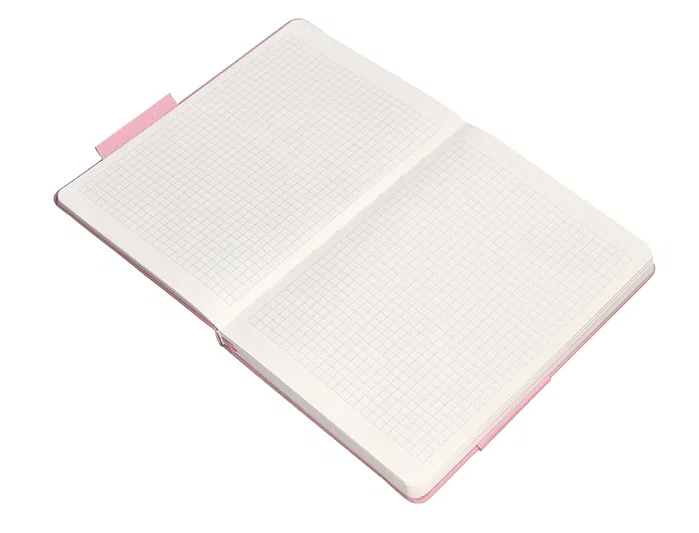 Antartik Cuaderno A5 Tapa Dura Hojas Cuadriculadas Rosa Pastel 100 Hojas 80 Gr FSC