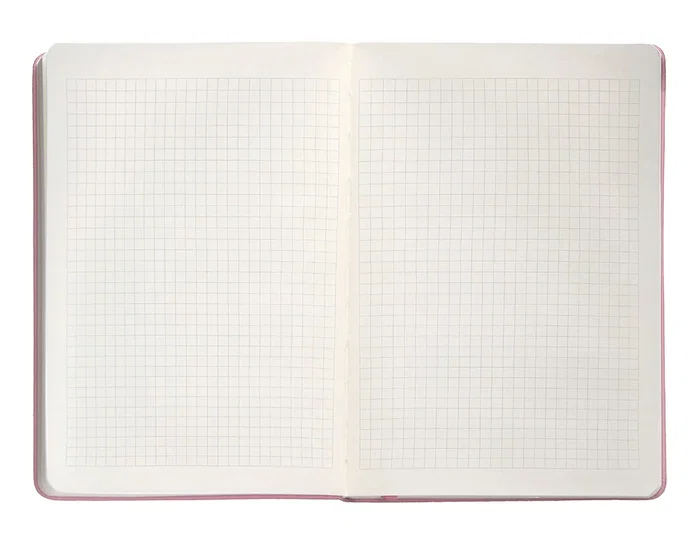 Antartik Cuaderno A5 Tapa Dura Hojas Cuadriculadas Rosa Pastel 100 Hojas 80 Gr FSC