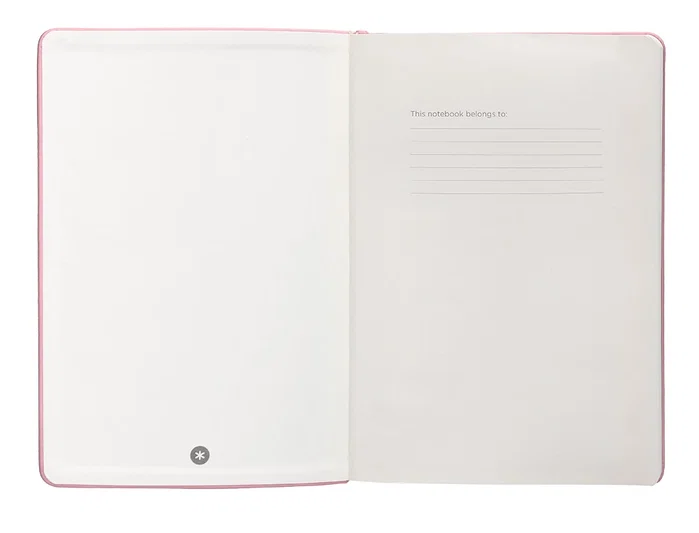 Antartik Cuaderno A5 Tapa Dura Hojas Cuadriculadas Rosa Pastel 100 Hojas 80 Gr FSC