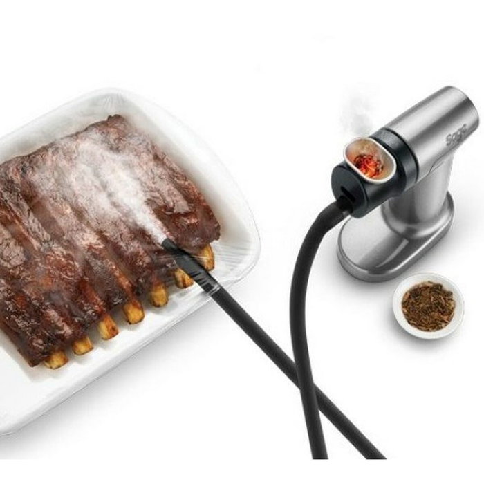 Sage Smoking Gun® SSM600SIL0NEU1 Ahumador de Alimentos de Humo Frío