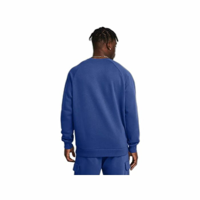 Sudadera sin Capucha Hombre Under Armour Rival Fleece Crew Azul Sudadera sin Capucha Hombre Under Armour Rival Fleece Crew Azul