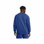 Sudadera sin Capucha Hombre Under Armour Rival Fleece Crew Azul