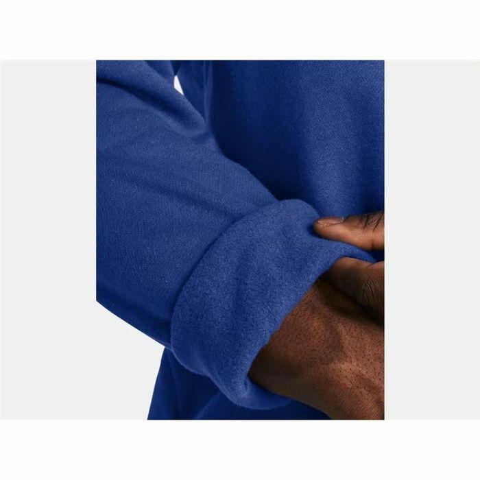 Sudadera sin Capucha Hombre Under Armour Rival Fleece Crew Azul Sudadera sin Capucha Hombre Under Armour Rival Fleece Crew Azul