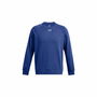 Sudadera sin Capucha Hombre Under Armour Rival Fleece Crew Azul