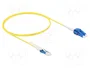 DeLOCK Cable de fibra óptica CS macho a LC Duplex UPC Singlemode G657A2 / OS2 Uniboot 1 m